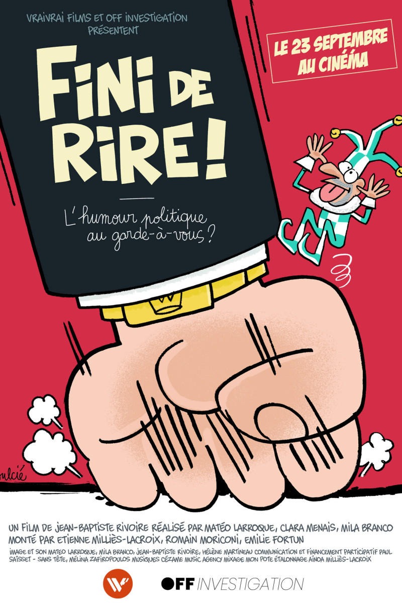 Affiche Fini de rire ! L'humour politique au garde-à-vous ?